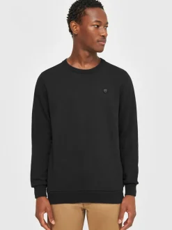 Clearance Knowledge Cotton Apparel Erik Sweatshirt, , S Black Jet