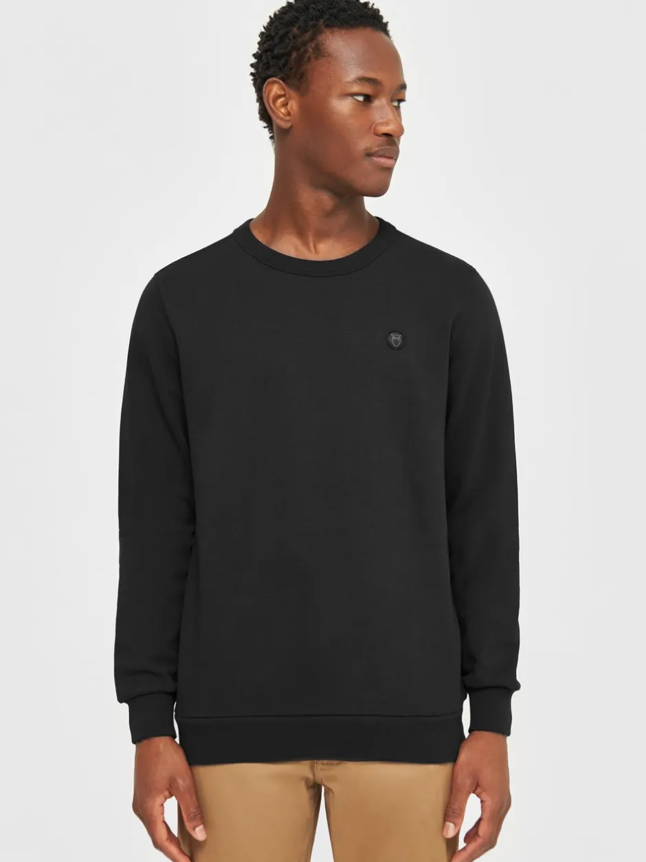 Clearance Knowledge Cotton Apparel Erik Sweatshirt, , S Black Jet