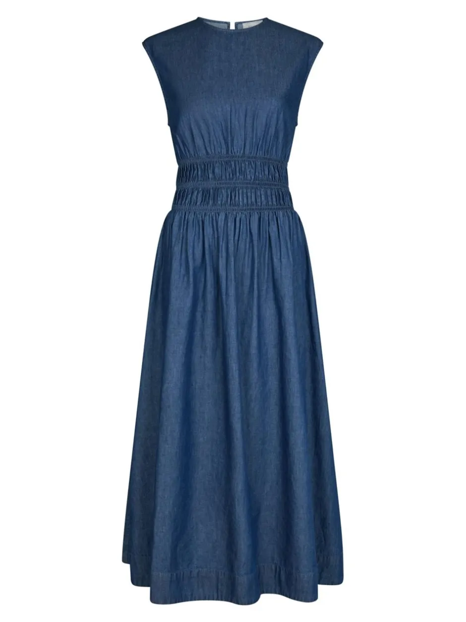 Discount Neo Noir Esmy Denim Kjole, , 38 Blue