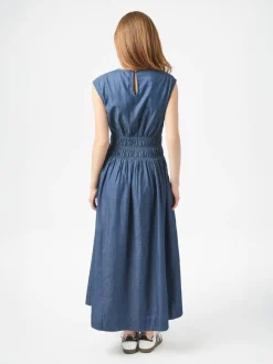 Discount Neo Noir Esmy Denim Kjole, , 38 Blue