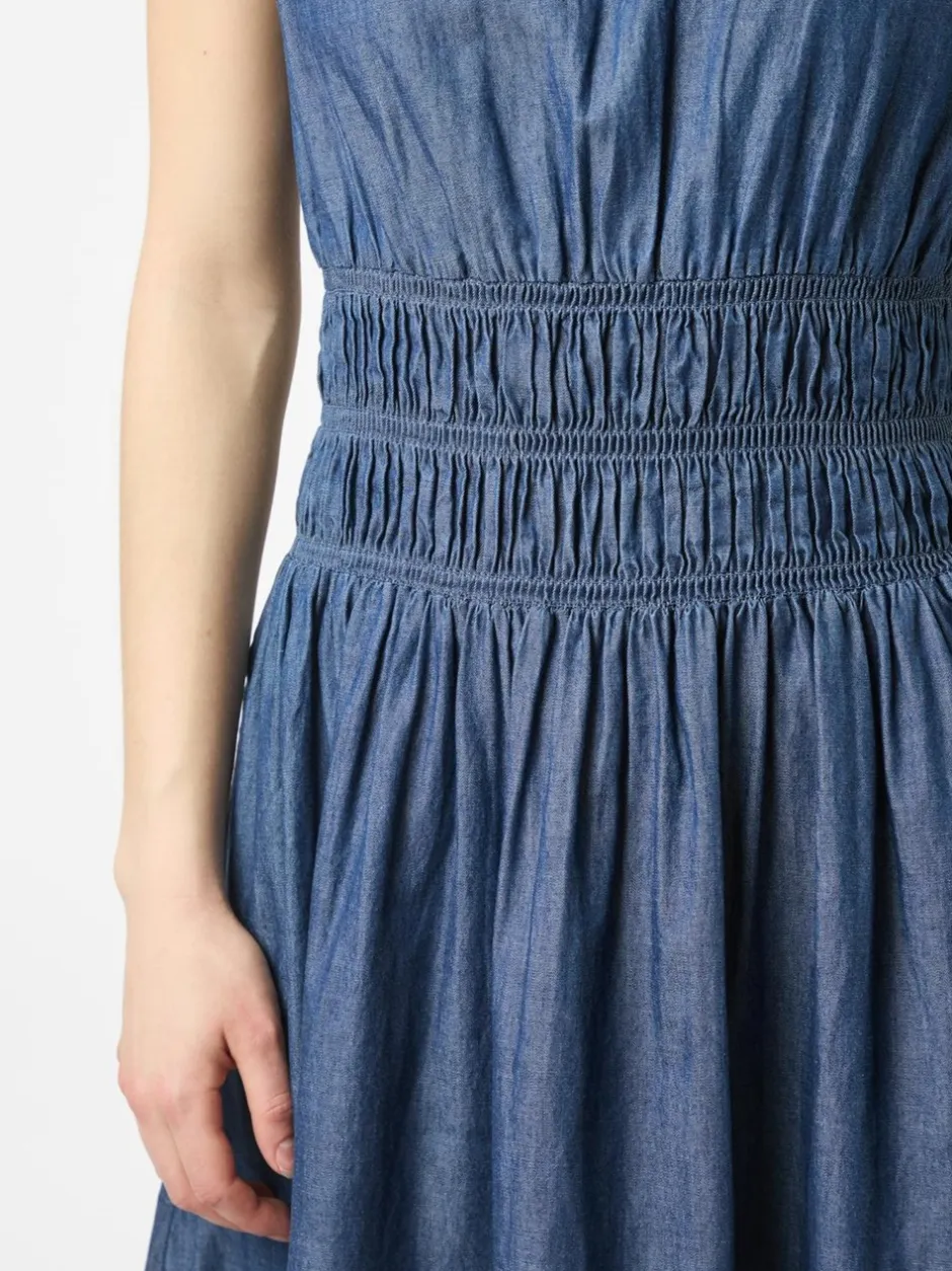 Discount Neo Noir Esmy Denim Kjole, , 38 Blue