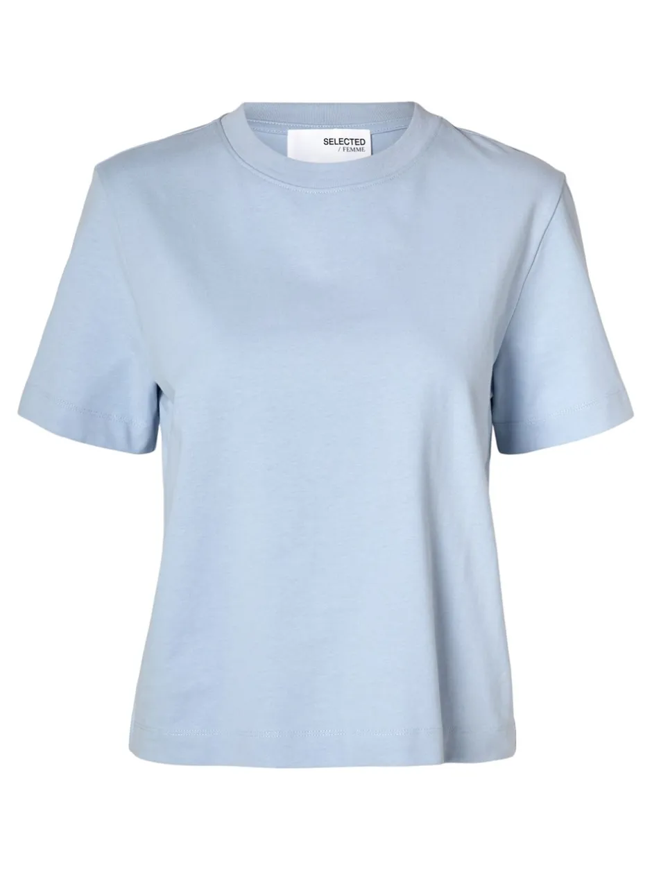 Hot Selected Women Essential Boxy T-shirt, , S Cashmere Blue