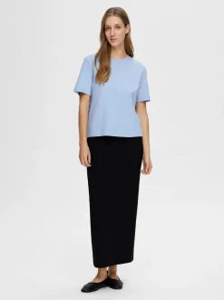 Hot Selected Women Essential Boxy T-shirt, , S Cashmere Blue
