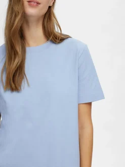 Hot Selected Women Essential Boxy T-shirt, , S Cashmere Blue