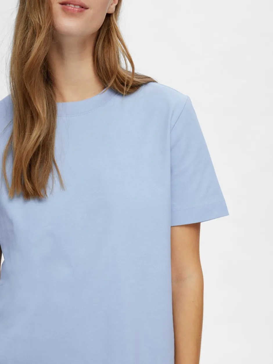 Hot Selected Women Essential Boxy T-shirt, , S Cashmere Blue
