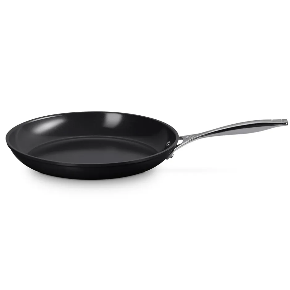 Best Le Creuset Essential Non-Stick Ceramic Stegepande, , 30 cm Black