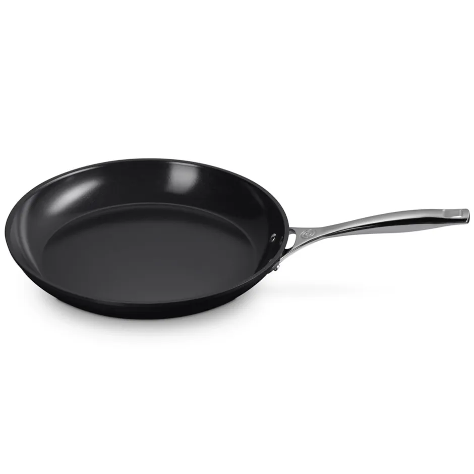 Best Le Creuset Essential Non-Stick Ceramic Stegepande, , 30 cm Black
