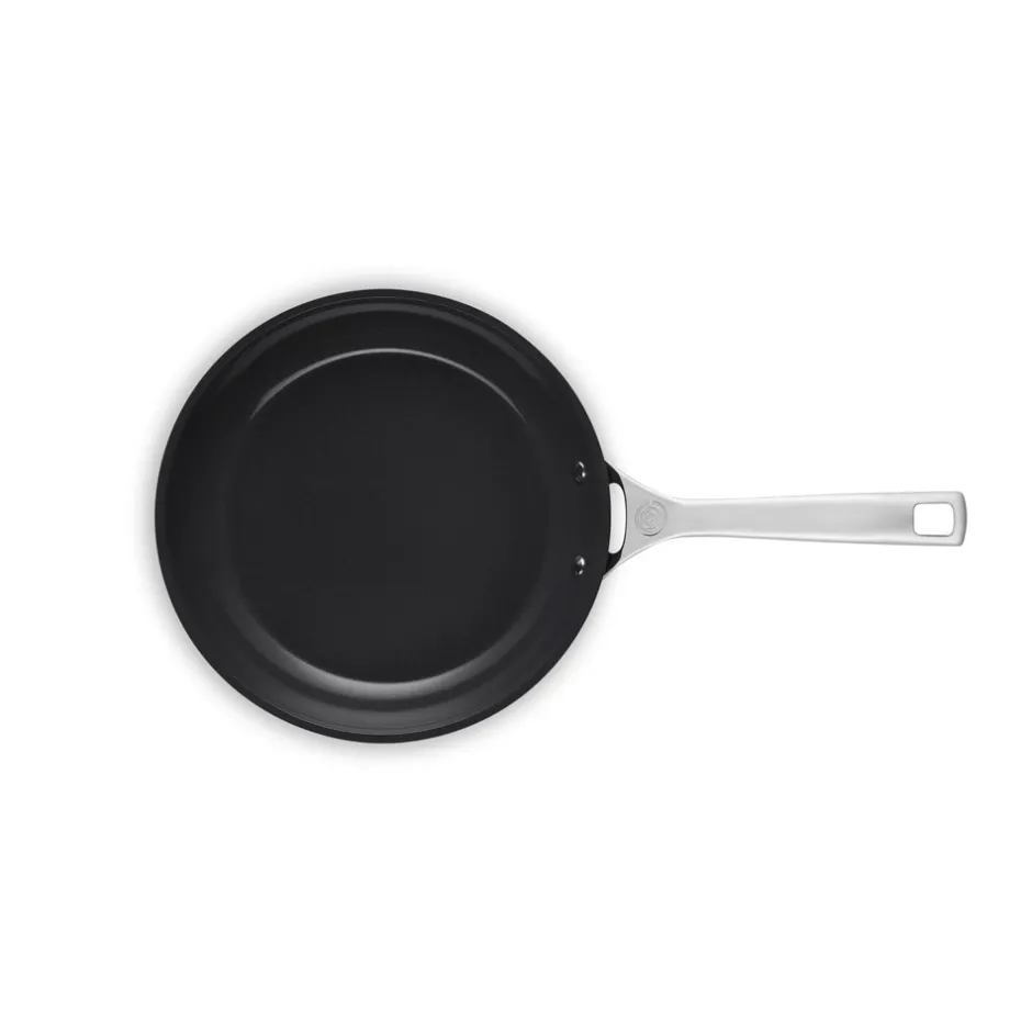 Clearance Le Creuset Essential Non-Stick Ceramic Stegepande, , Ø24 cm Black