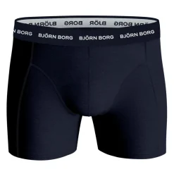 Discount Björn Borg Essential 5-pak Underbukser,Flerfarvet, S Sort/Blå/Melange/Navy Blå
