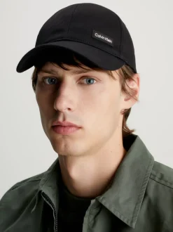 Best Calvin Klein Essential Patch Cap, , One size Black