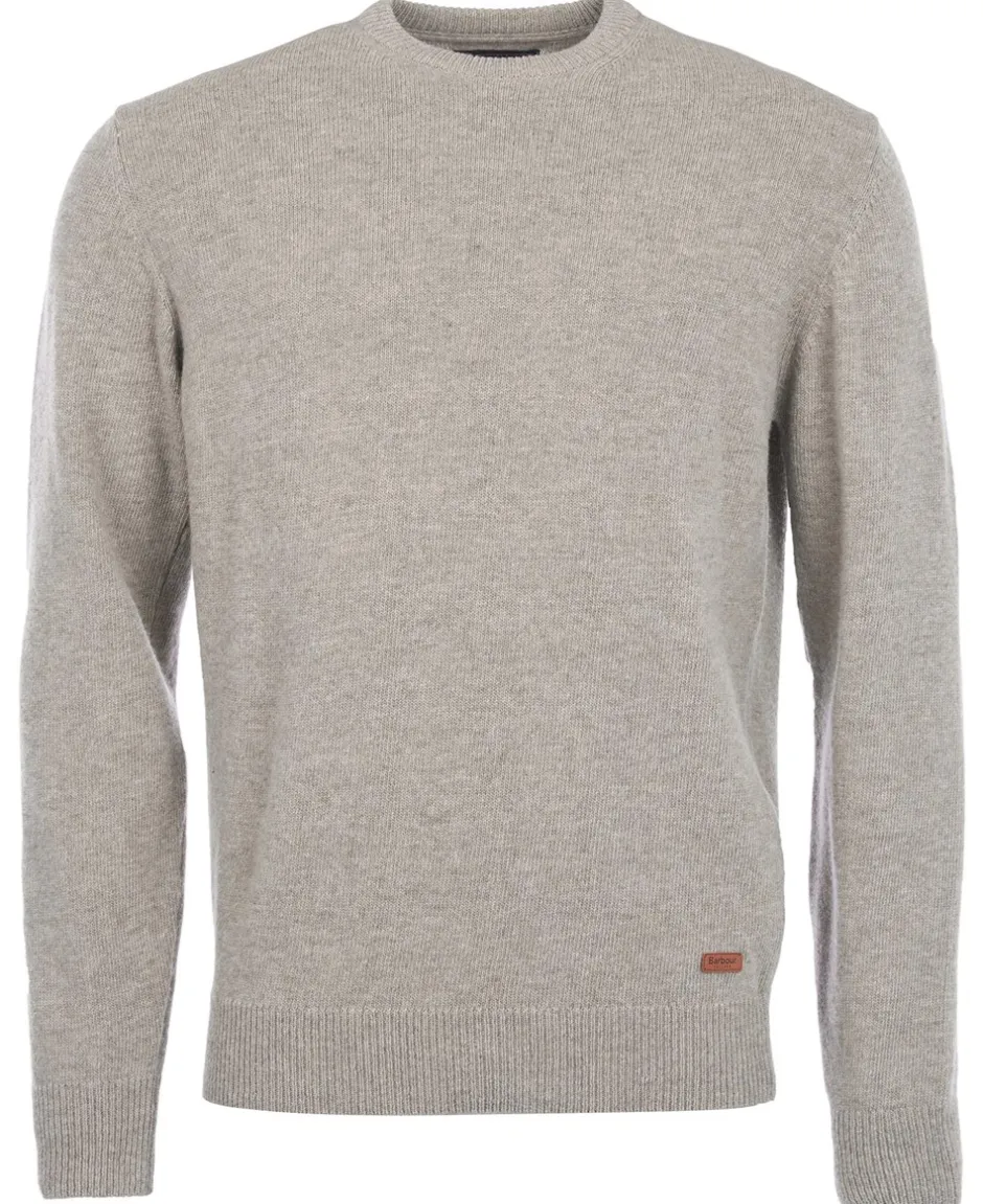 Barbour Essential Patch Crew Striktrøje, , XL* Strik