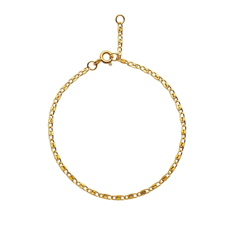 New Maanesten Eva Armbånd, , 17 cm Guld