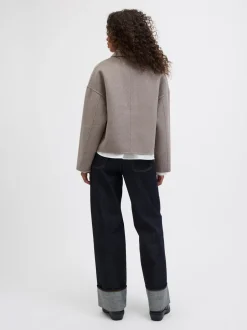 New JJXX Eve Wool Blend Jakke, , M Greige