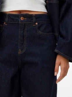 Outlet AWARE Eveline Barrel Jeans, , W33/L32 Dark Blue Denim