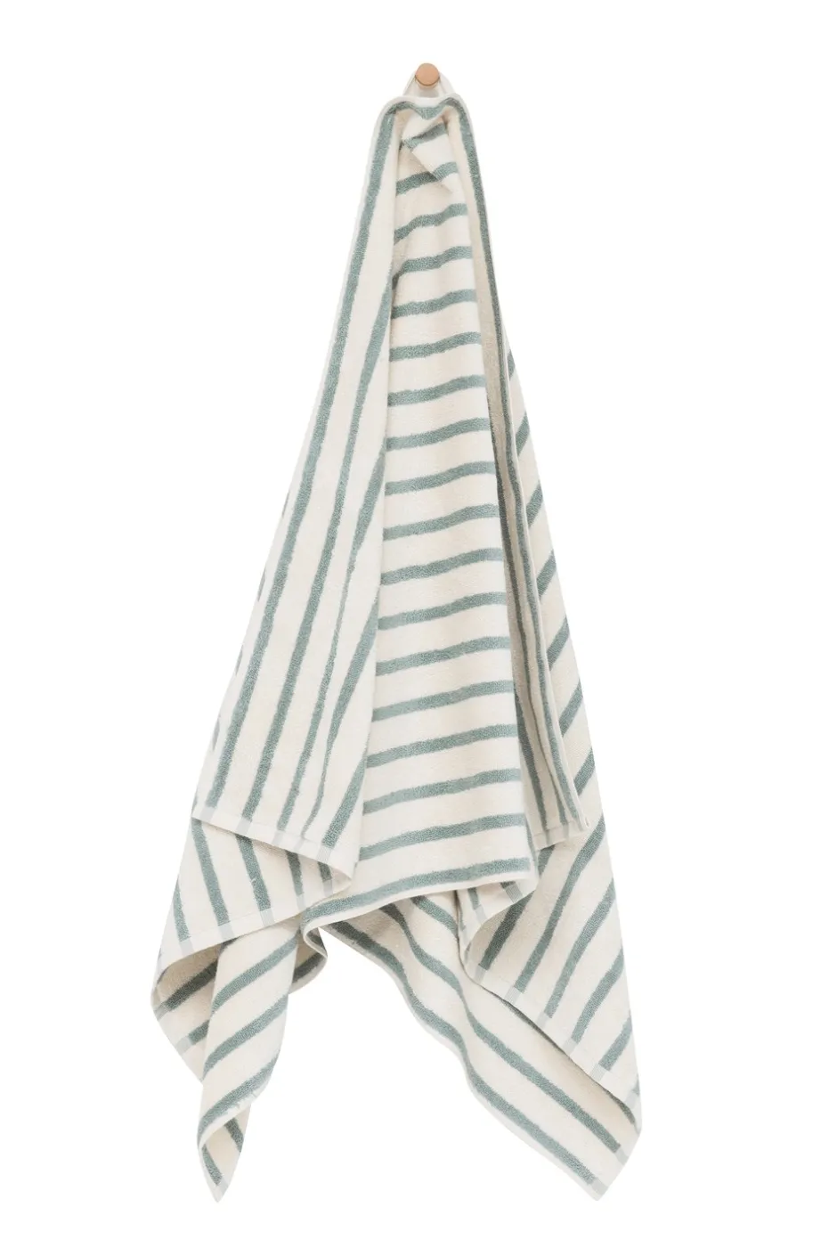 Hot Høie Everyday Stripe Håndklæde, , 70x140 cm Aqua