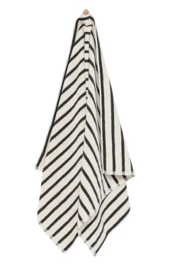 Best Høie Everyday Stripe Håndklæde, , 70x140 cm Antracit