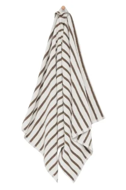 New Høie Everyday Stripe Håndklæde, , 70x140 cm Beige