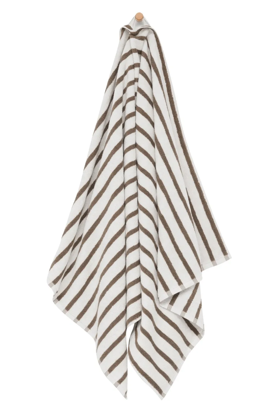 New Høie Everyday Stripe Håndklæde, , 70x140 cm Beige