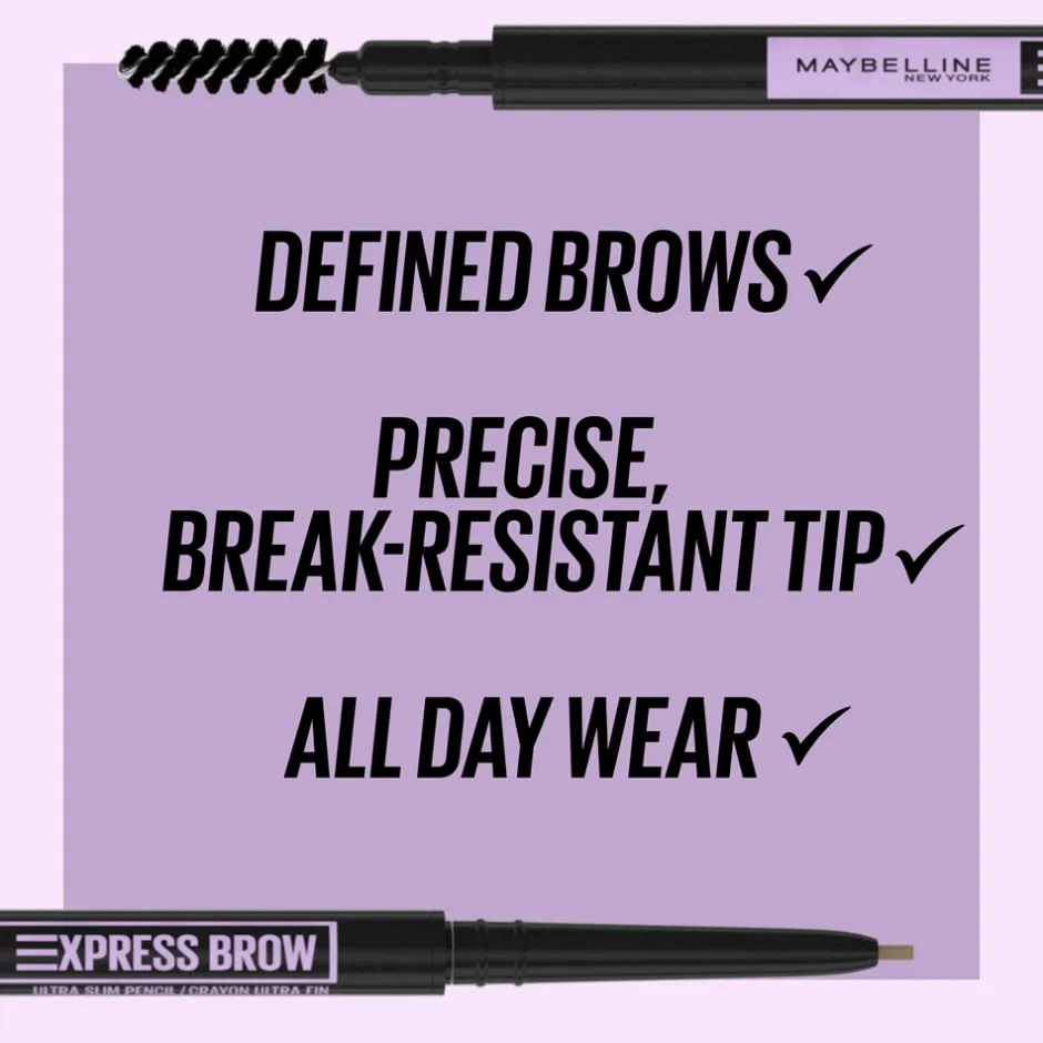 Sale Maybelline Express Brow Ultra Slim, 05 Deep Brown
