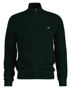 Outlet GANT Extrafine Lambswool Zip Cardigan, , 3XL Tartan Green