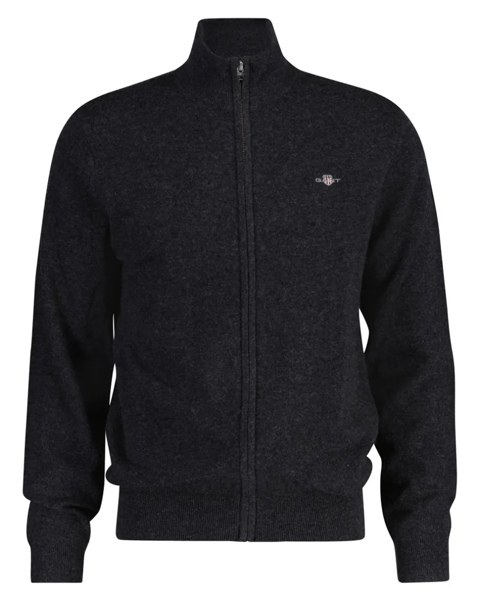 GANT Extrafine Lambswool Zip Cardigan, , XXL* Cardigans