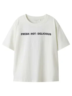 Name It Fabian T-shirt, , 146-152 cm Cloud Dancer