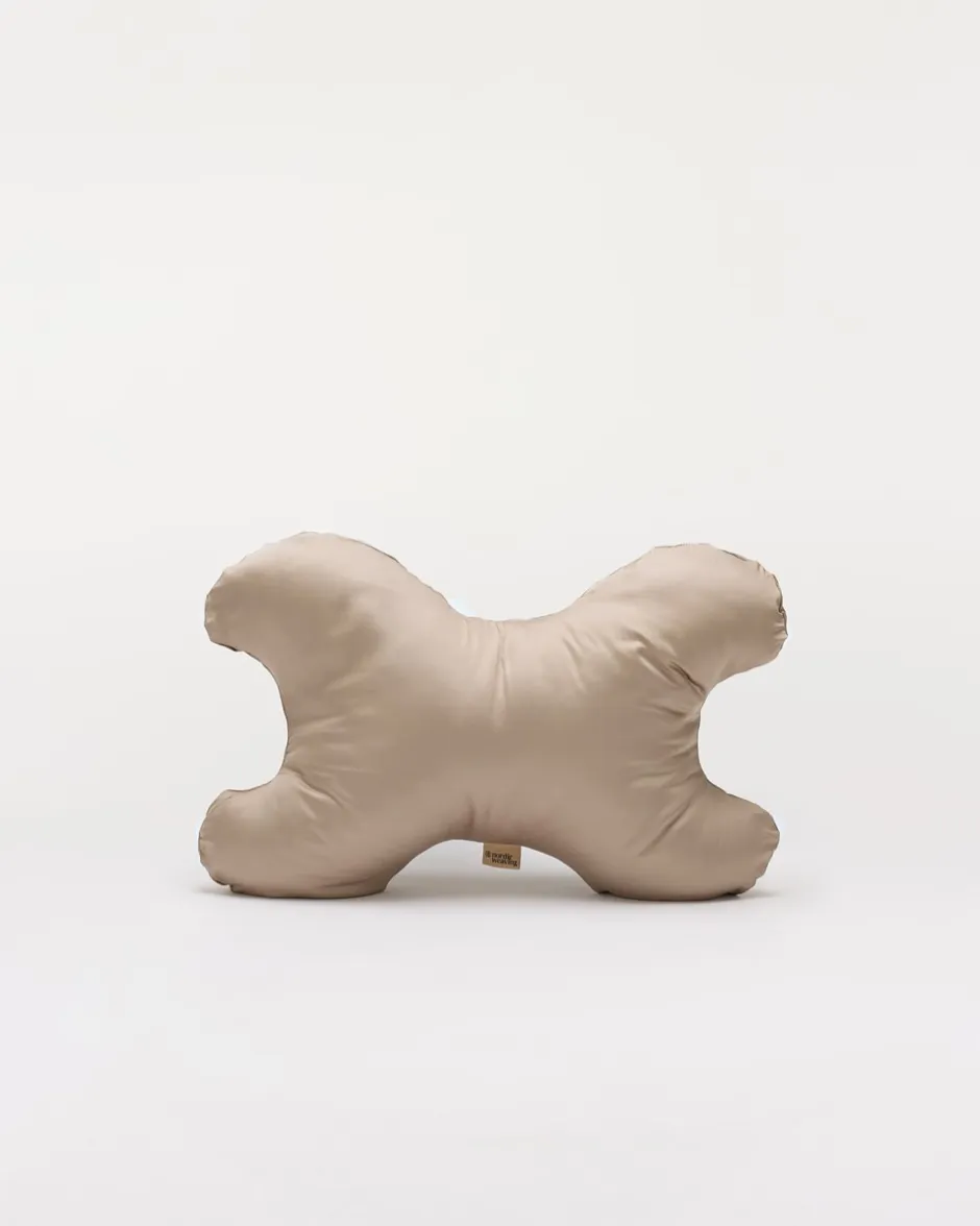 Discount Nordic Weaving Face Pillow Bambus Pudebetræk, , 36x54 cm Taupe