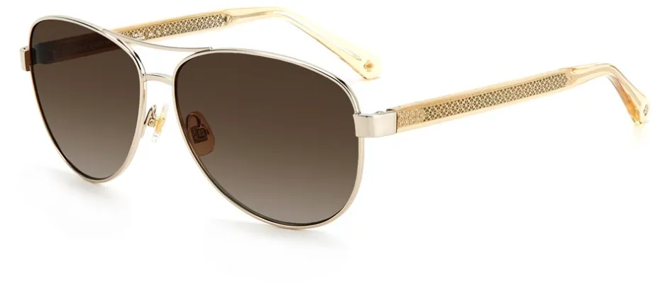 Outlet Kate Spade New York Fara Solbriller, Guld