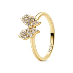 Sif Jakobs Jewellery Farfalla Ring, , 56 Gold Plated