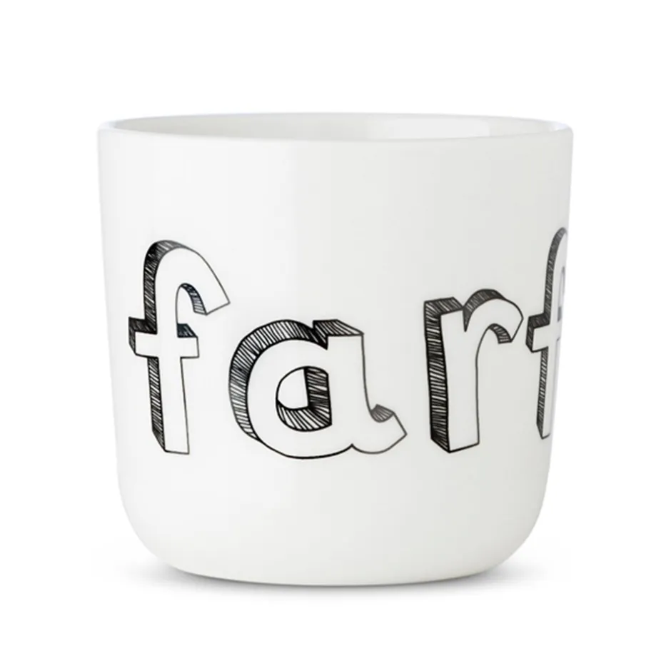 Sale Liebe Farfar Kop, , 30 cl Hvid/Sort
