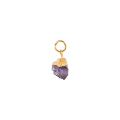 Sale House Of Vincent Fødselssten Vedhæng, Februar Purple/Gold