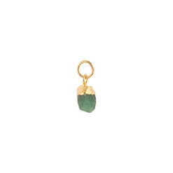 New House Of Vincent Fødselssten Vedhæng, Maj Dark Green/Gold