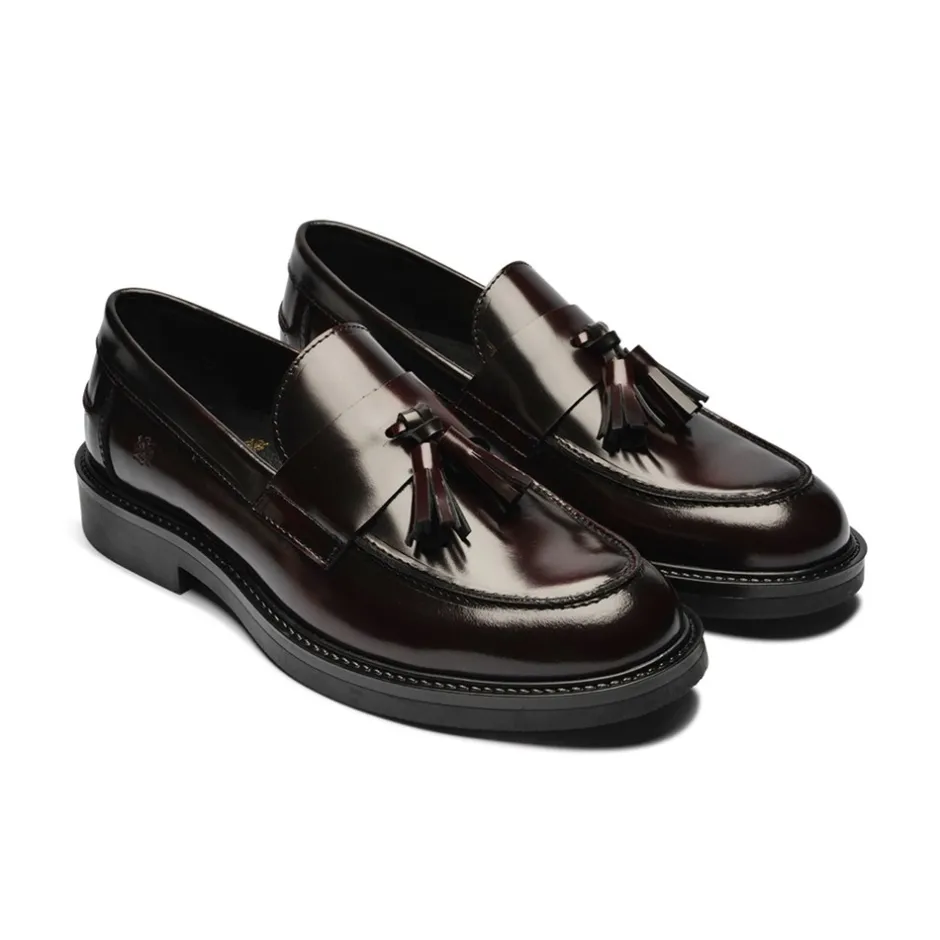 Outlet Playboy Footwear Filippo Loafers, , 42 Bordo Polido