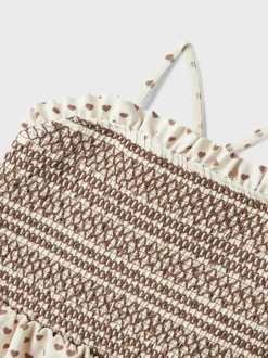 New Lil' Atelier Fiona Badedragt, , 110 cm Turtledove