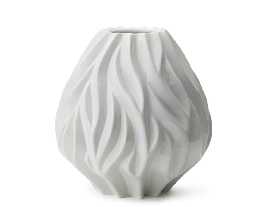 New Morsø Flame Vase, , 23 cm Hvid