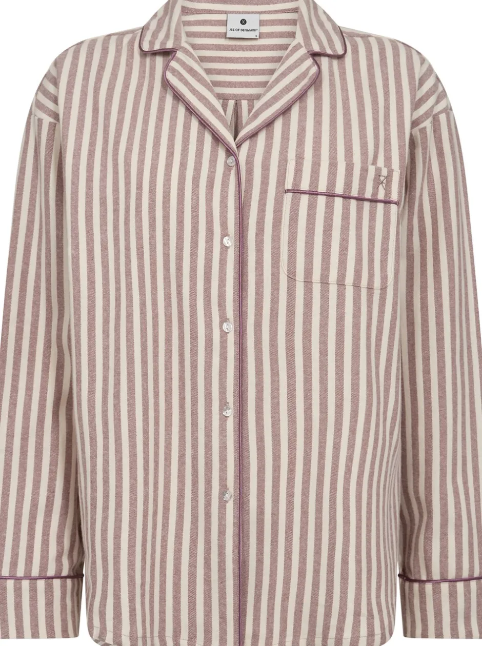 JBS Flannel Pyjamasskjorte, , XS*Dame Loungewear