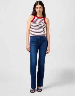 Wrangler Flare Jeans, , W28/L30*Dame Jeans