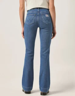 Discount Wrangler Flare Jeans, , W32/L32 Raven