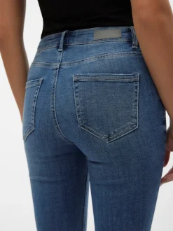 Hot Vero Moda Flash Flared Jeans, , XS/L32 Medium Blue Denim