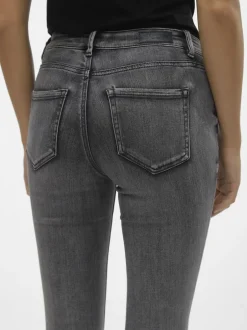 Hot Vero Moda Flash Flared Jeans, , XL/L32 Medium Grey Denim