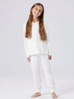 Name It Flower Natsæt, , 110-116 cm*Børn Undertøj & Nattøj