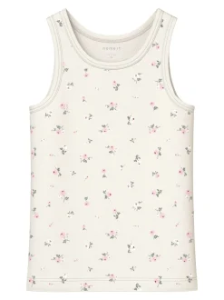 Name It Flower 2-pak Undertrøjer, , 86 cm*Børn Undertøj & Nattøj
