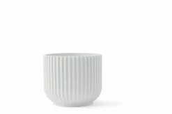 Hot Lyngby Porcelæn Flowerpot Urtepotteskjuler, , M Hvid