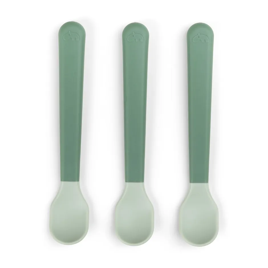 Discount Done by Deer Foodie Easy-Grip 3-pak Babyske, Green