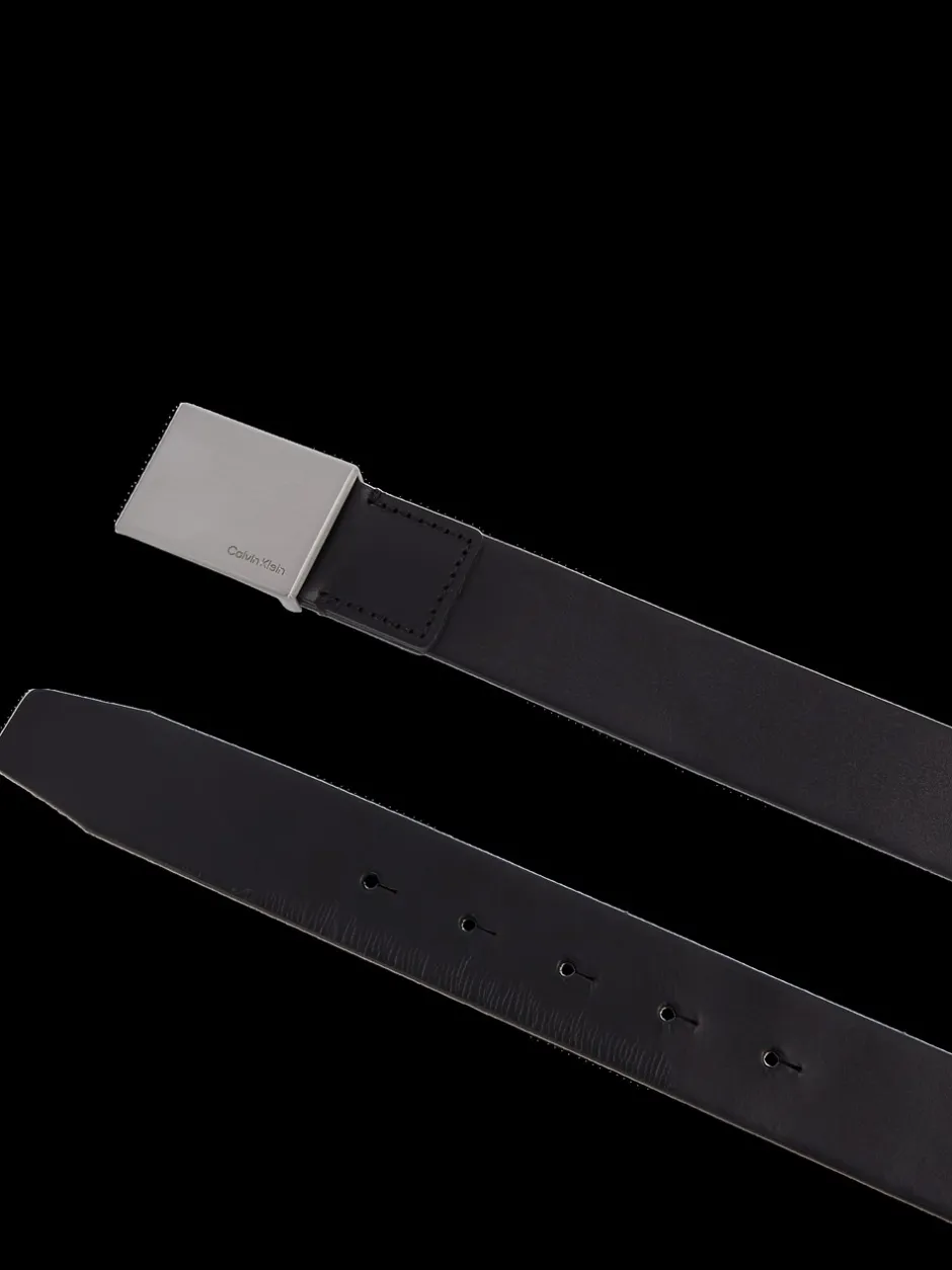 Outlet Calvin Klein Formal Plaque Bælte, , 100 cm Black