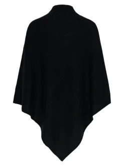 Hot Pieces Fortuna Højhalset Poncho, , One size Black