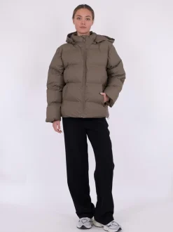 Online Neo Noir Fox C Jakke, , 34 Dark Taupe