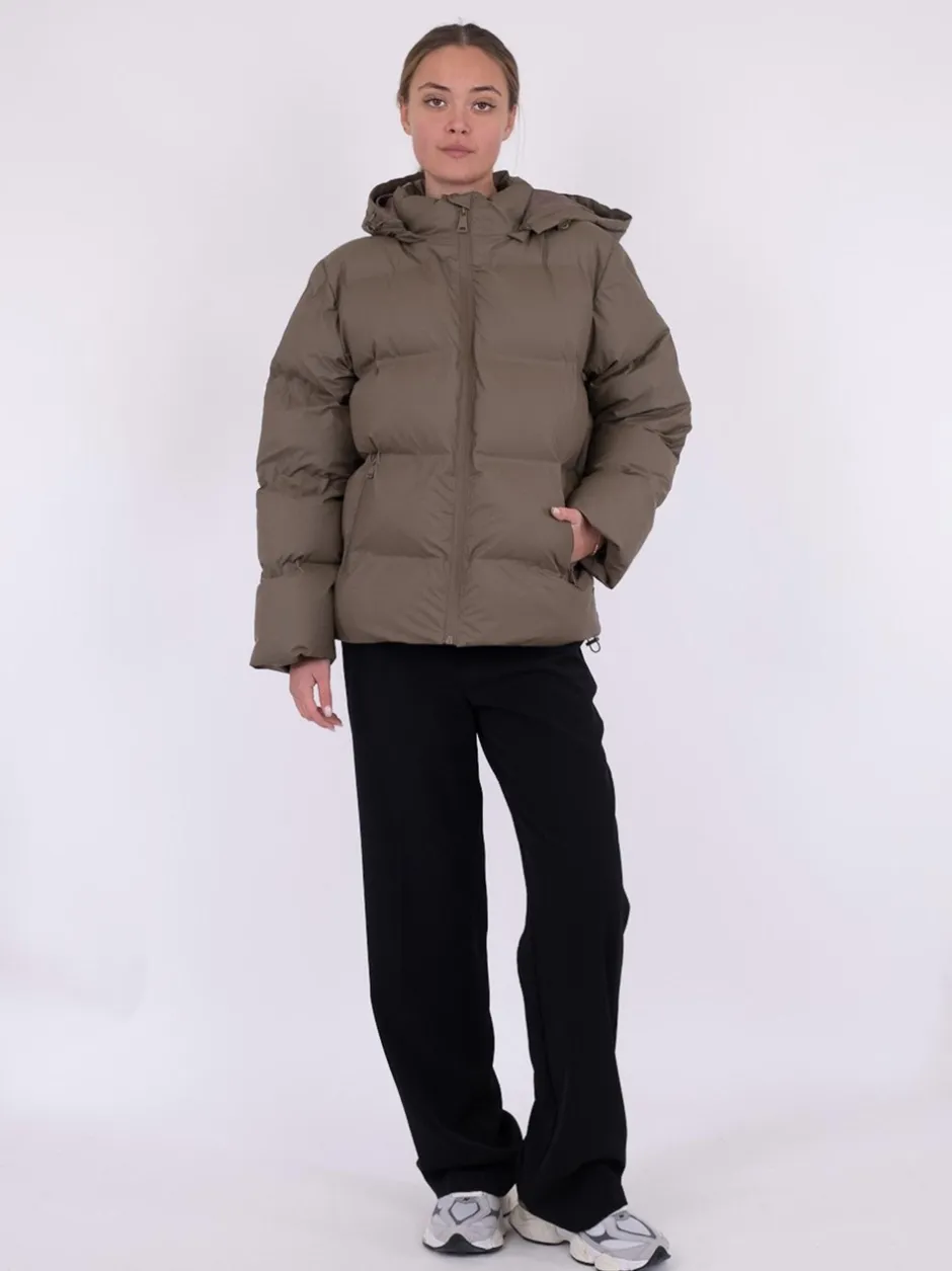 Online Neo Noir Fox C Jakke, , 34 Dark Taupe