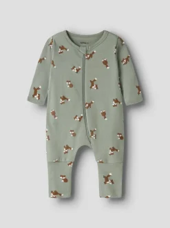 Name It Fox Zip 2-pak Natdragt, , 80 cm*Børn Undertøj & Nattøj