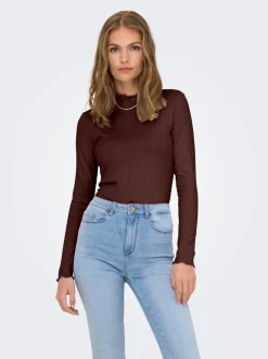 Clearance JDY Fransiska Bluse, , M Rum Raisin